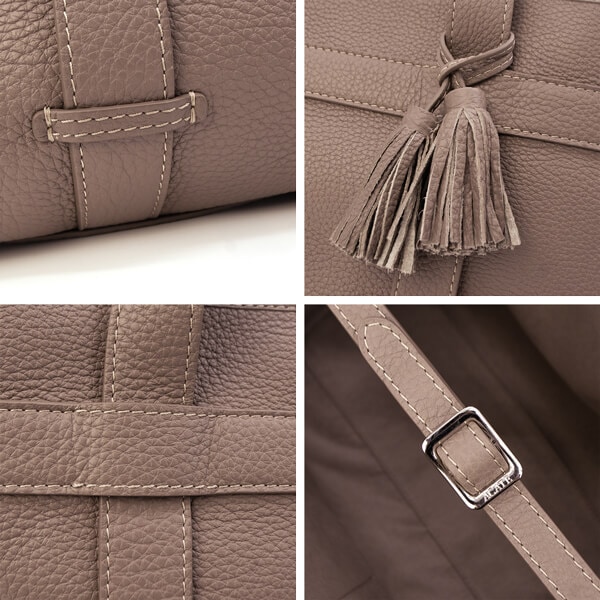 【セール】アカーテ トートバッグ カーフ シュリンクレザー スクエアトートバッグ ACATE SOVER/SH-M ACT【返品交換不可】