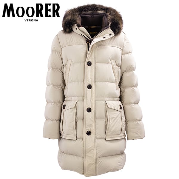 ムーレー ダウン メンズ グースダウン N-3B型 フーデッドダウンコート