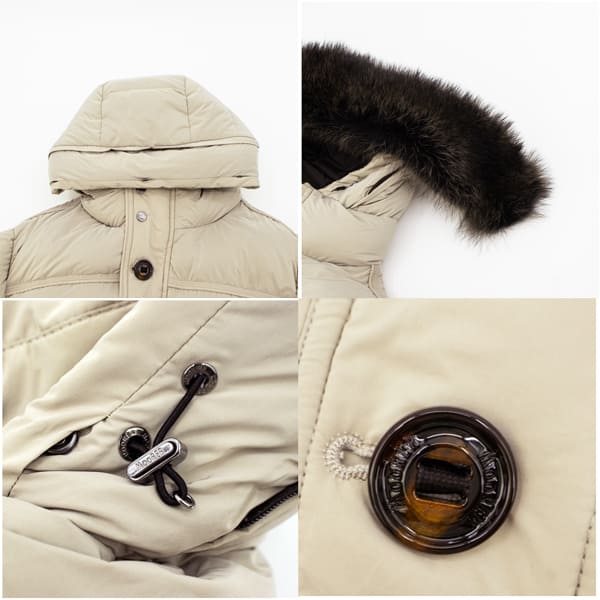 ムーレー ダウン メンズ グースダウン N-3B型 フーデッドダウンコート ダリス MOORER DARRIS-OS MRE MARMO