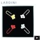 ラルディーニ アクセサリー ブートニエール クリップ型 ラペルピン フラワーボックス 4色セット LARDINI 5116-9BOX26325 LRD UNIC 春夏新作