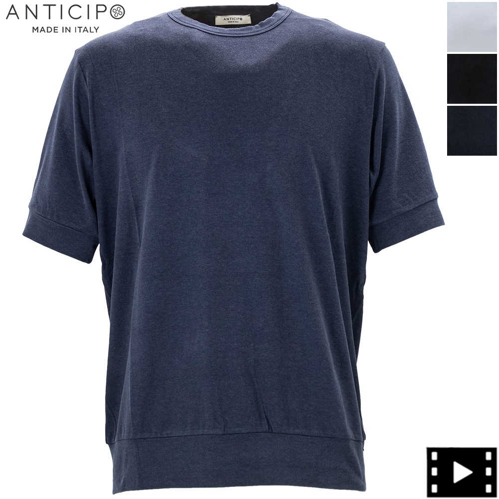 アンティーチポ Tシャツ メンズ バンブーコットン 半袖 カットソー
