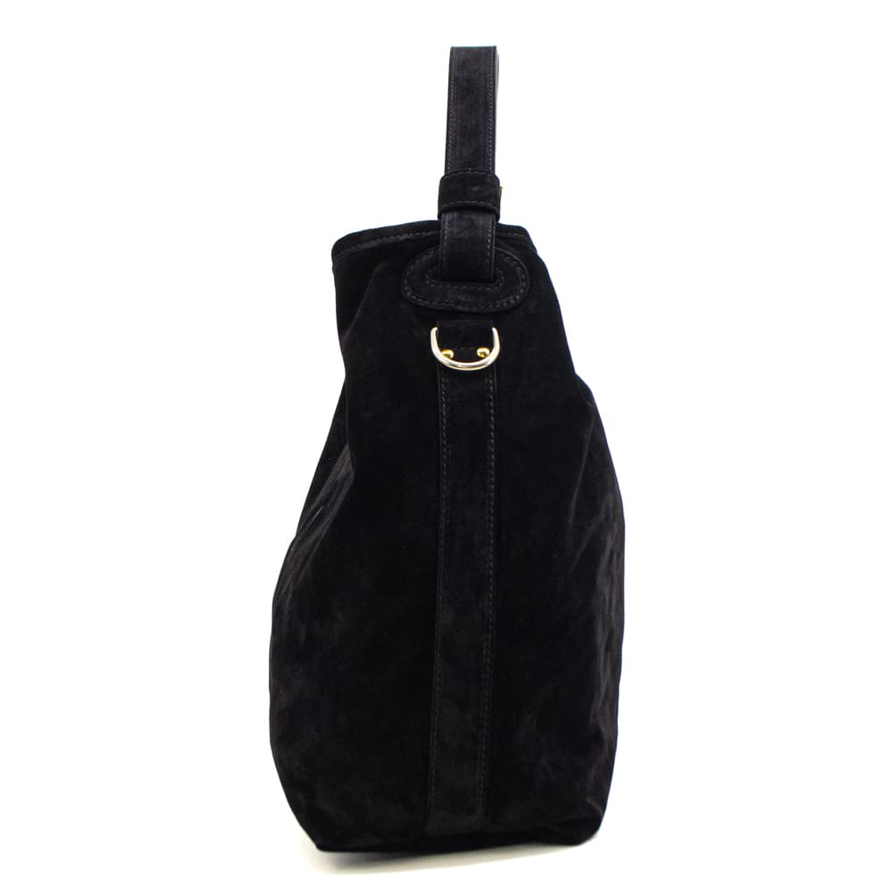 フェリージ バッグ スエード 2way ショルダーバッグ トートバッグ Felisi 10/30/2/SN+DS FLS 006 BLACK 秋冬新作