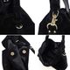 フェリージ バッグ スエード 2way ショルダーバッグ トートバッグ Felisi 10/30/2/SN+DS FLS 006 BLACK 秋冬新作