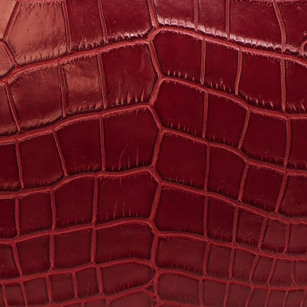 レザック クラッチバッグ リアルクロコダイル クラッチバッグ LE'SAC SAGGIO （ダークレッド） EXLT