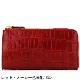 【セール】フェリージ 財布 クロコダイル型押し エンボスレザー L字ジップ長財布 Felisi 1075/1/SA FLS【返品交換不可】