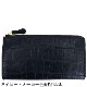 【セール】フェリージ 財布 クロコダイル型押し エンボスレザー L字ジップ長財布 Felisi 1075/1/SA FLS【返品交換不可】
