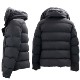 ムーレー ダウン メンズ 撥水 フーデッド ダウンボンバージャケット MOORER ERENIO SKT MRE NERO