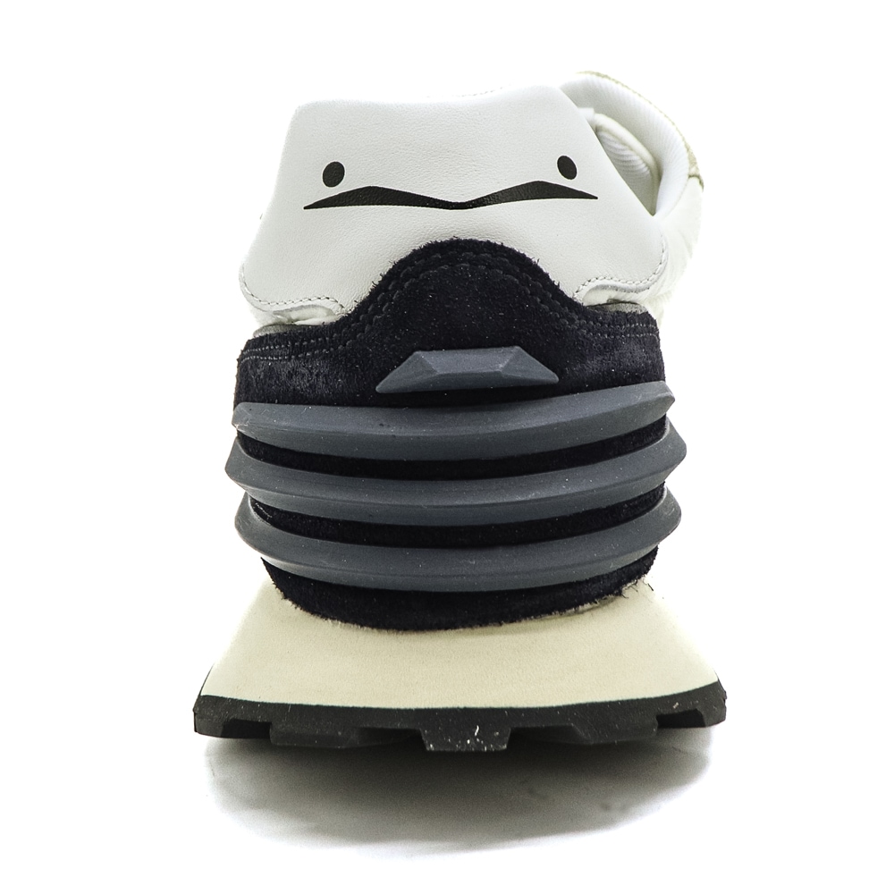 ボイルブランシェ スニーカー メンズ レザー スエード ナイロン