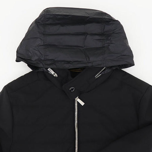ムーレー ダウン メンズ 撥水 ストレッチナイロン ライダース ダウンジャケット フィリッポ MOORER FILIPPO-KN MRE NERO