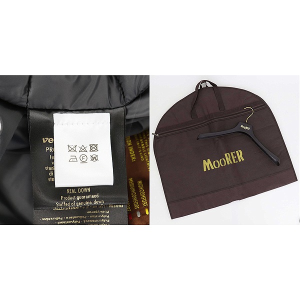ムーレー ダウン メンズ 撥水 ストレッチナイロン ライダース ダウンジャケット フィリッポ MOORER FILIPPO-KN MRE NERO