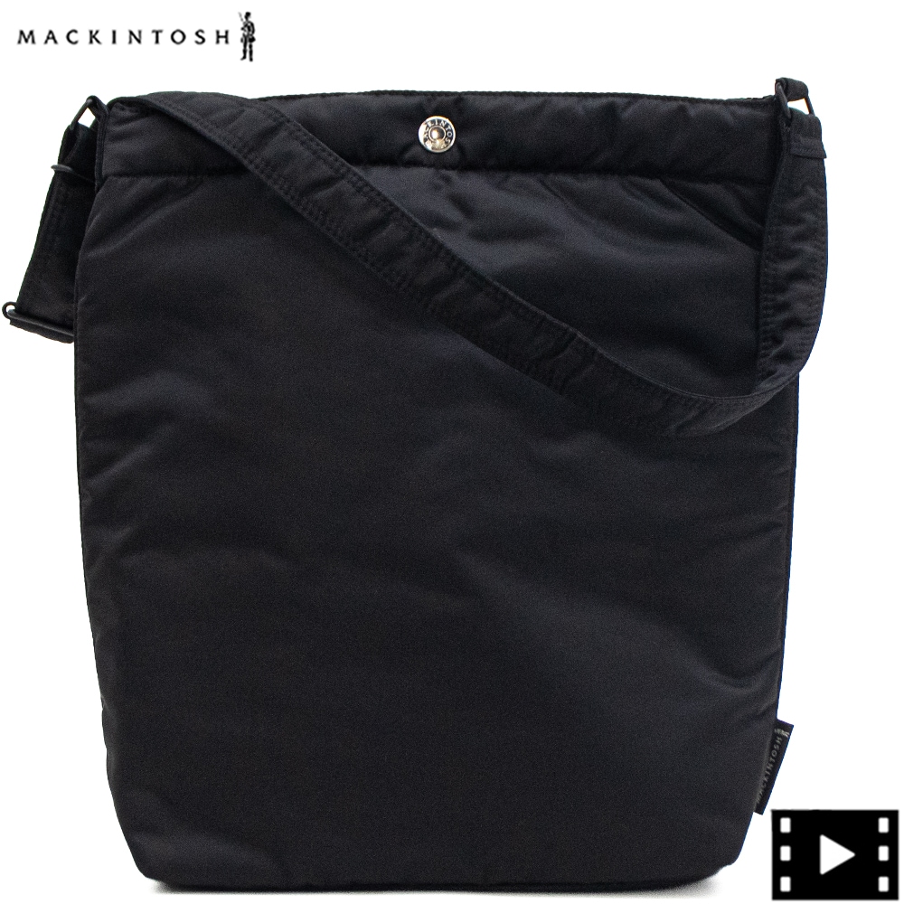 マッキントッシュ ショルダーパック ナイロン ショルダートート MACKINTOSH SHOULDER TOTE MCT 1023BAPA PA01/BLACK 秋冬新作