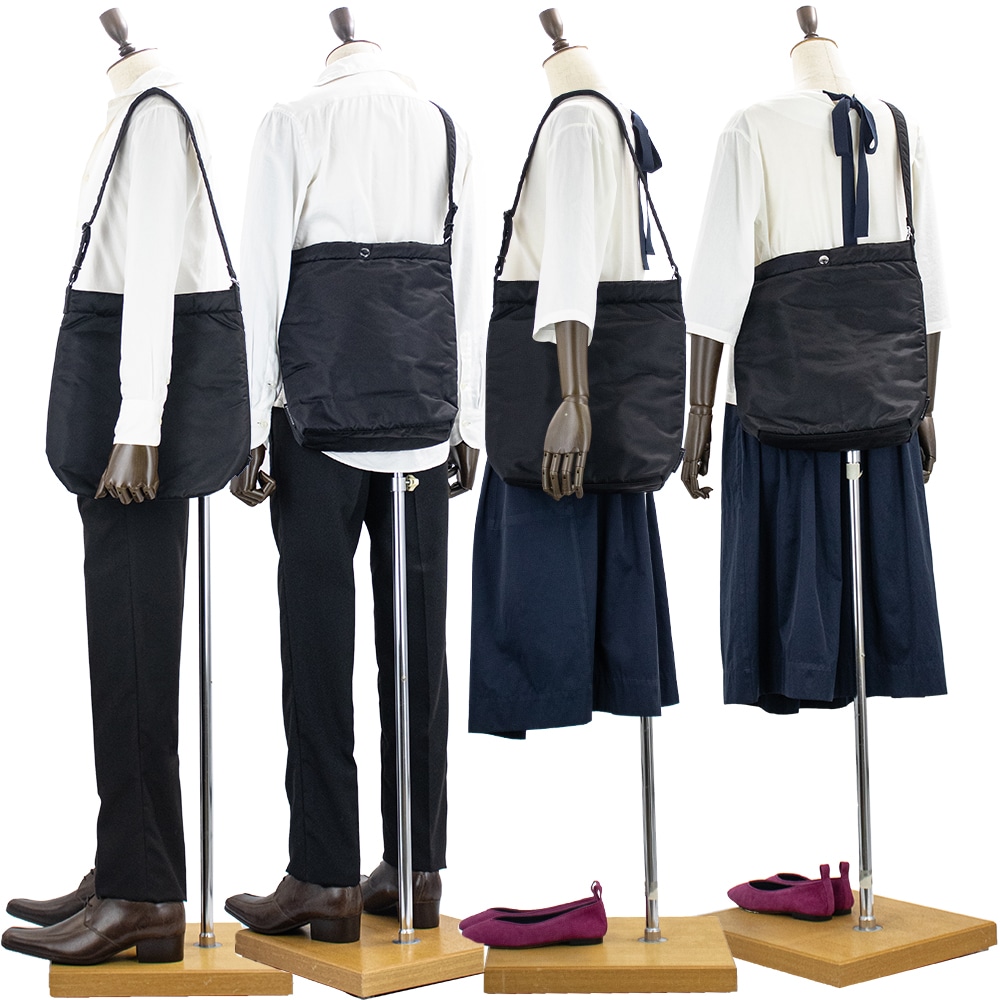 マッキントッシュ ショルダーパック ナイロン ショルダートート MACKINTOSH SHOULDER TOTE MCT 1023BAPA PA01/BLACK 秋冬新作