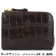 【セール】フェリージ 財布 クロコダイル型押し エンボスレザー L字ジップミニ財布 Felisi 1074/SA FLS【返品交換不可】