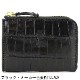 【セール】フェリージ 財布 クロコダイル型押し エンボスレザー L字ジップミニ財布 Felisi 1074/SA FLS【返品交換不可】