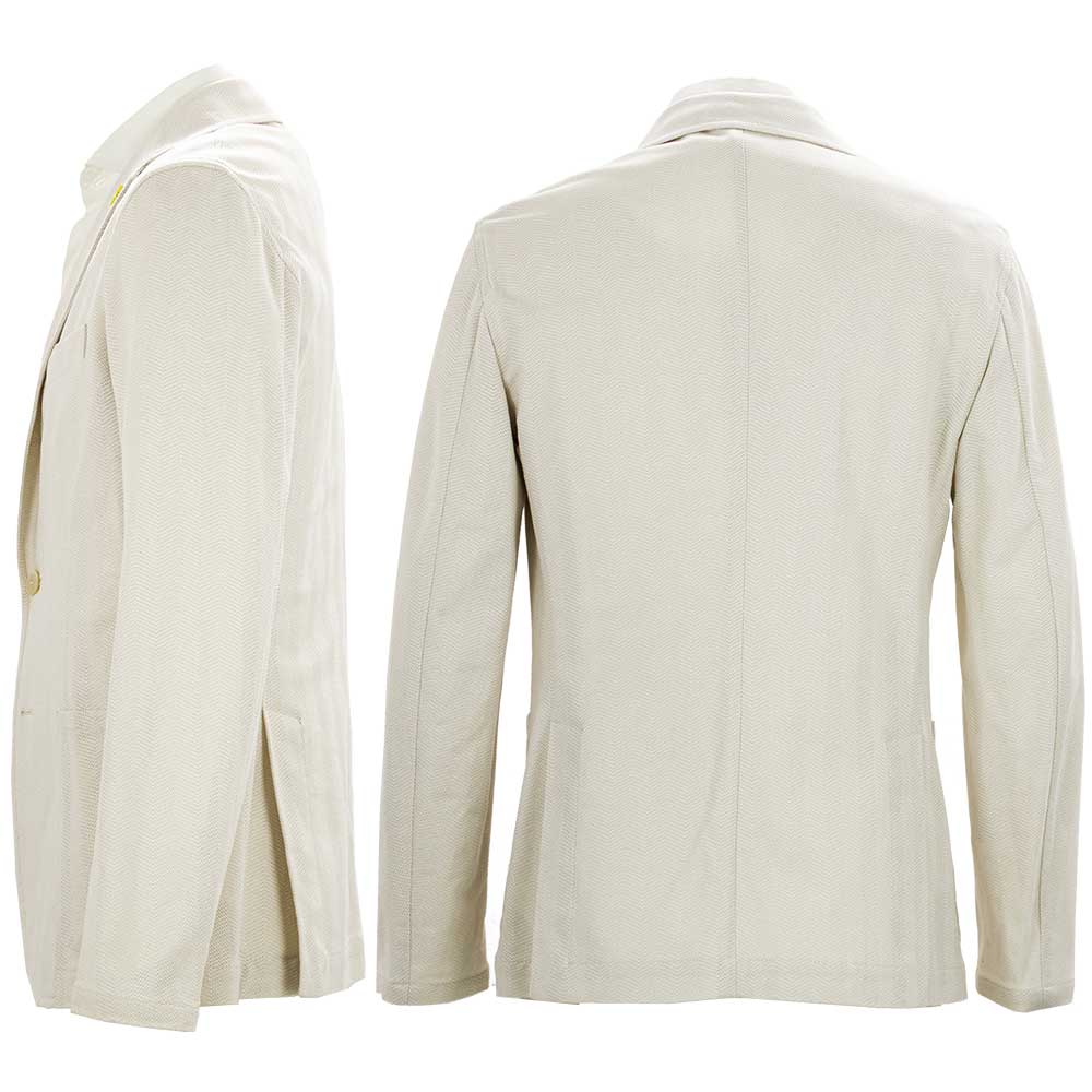 【セール】ジャンネット ジャケット メンズ コットン ジャカードストライプ 2B シングルジャケット GIANNETTO CORALLO JACKET 51188 5103-188CORA GNT 0002 【返品交換不可】