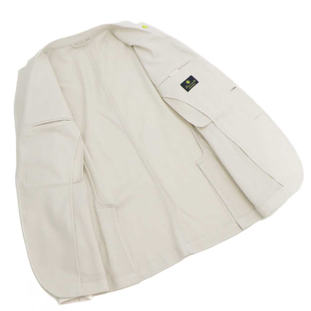 【セール】ジャンネット ジャケット メンズ コットン ジャカードストライプ 2B シングルジャケット GIANNETTO CORALLO JACKET 51188 5103-188CORA GNT 0002 【返品交換不可】
