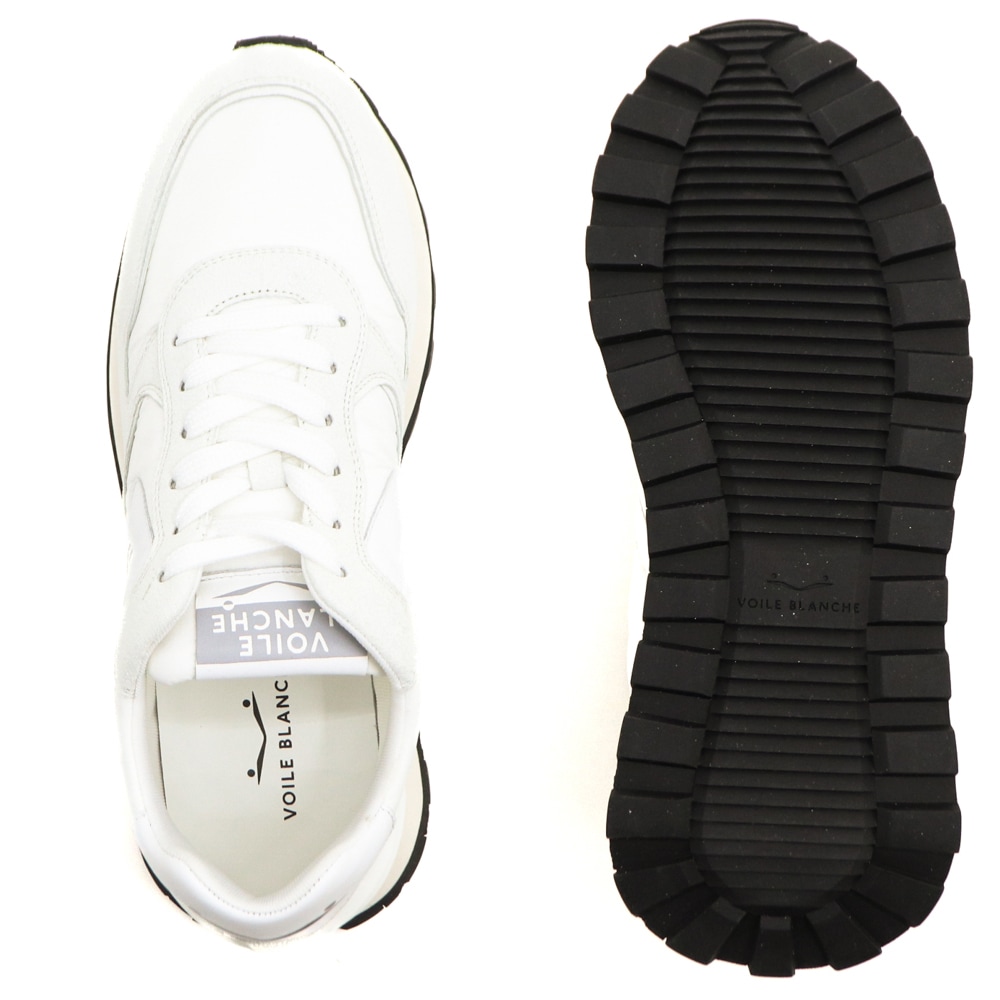 ボイルブランシェ スニーカー メンズ レザー スエード ナイロン ローカットスニーカー VOILE BLANCHE PARIS POWER MAN VBC 2019275/06/1N38 春夏新作