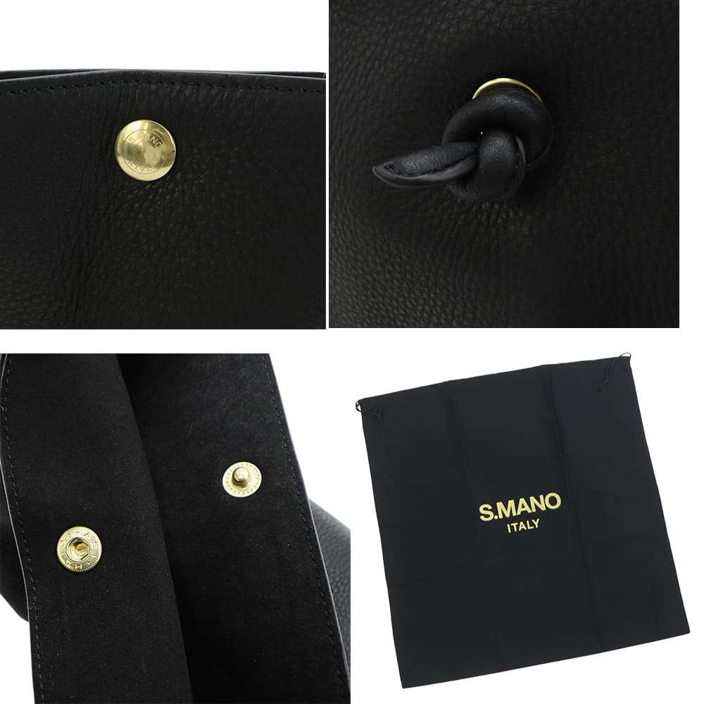 バッグ S.MANO ROPE TOTE BLACK 楽天市場】S.MANO【エス マーノ】トートバッグ ROPE TOTE SMN007