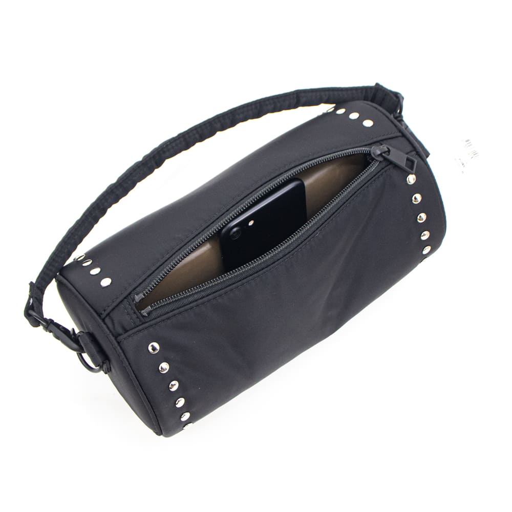 マッキントッシュ ショルダーパック 2WAY ナイロン スタッズ ラウンドバッグ MACKINTOSH ROUND BAG STUDS MCT 1026BAPA PA01/BLACK 秋冬新作