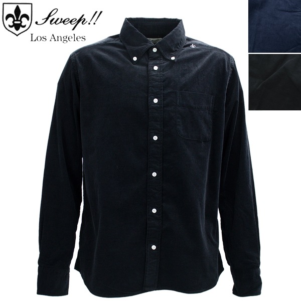 スウィープ ロサンゼルス シャツ メンズ コットン コーデュロイ ボタンダウンシャツ Sweep!! LosAngeles SL130025 SWP 