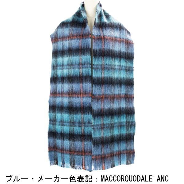 マッキントッシュ マフラー ウール モヘヤ タータンチェック ストール MACKINTOSH ACC-033 MCT LC033STAJK 