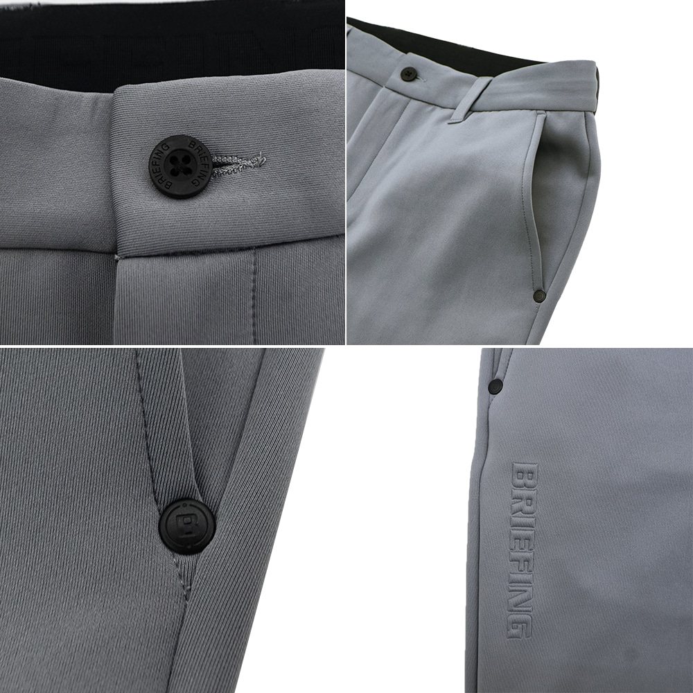 BRIEFING ブリーフィング　3Dロゴ　 ジョガーパンツ　グレー　XL ブリーフィング ゴルフ ウェア メンズ 3Dロゴジョガーパンツ BRIEFING