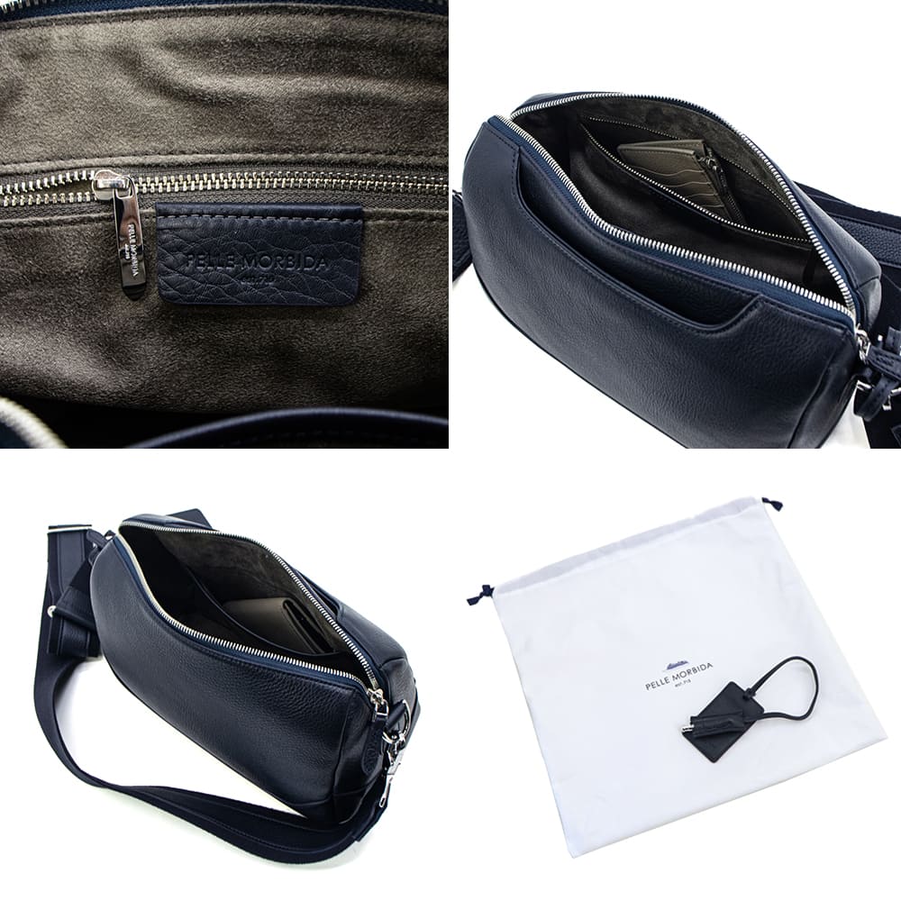 ペッレモルビダ バッグ シュリンクレザー ショルダーバッグ Lサイズ PELLE MORBIDA PMO-MB090 PMO 秋冬新作