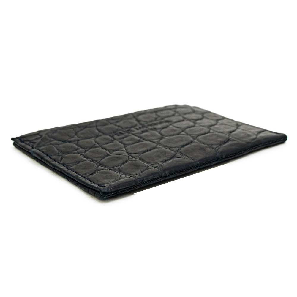 ペッレモルビダ カードケース クロコダイルレザー パスケース PELLE MORBIDA PMO-CRS009 NVY （ネイビー）　
