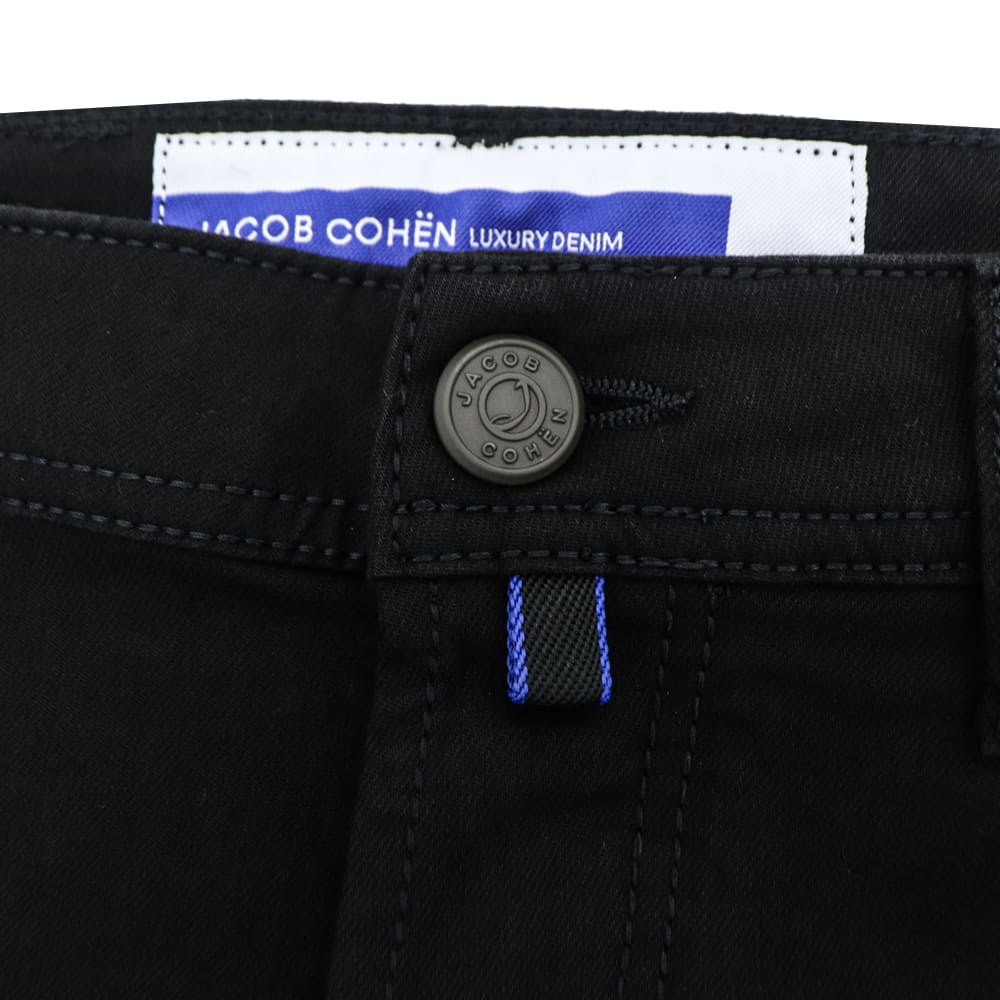 ヤコブコーエン デニム メンズ ストレッチ 5ポケット スリムフィット ストレート ブラックデニム JACOB COHEN BARD JCB JUM_QE004 036P3732TR C74 秋冬新作