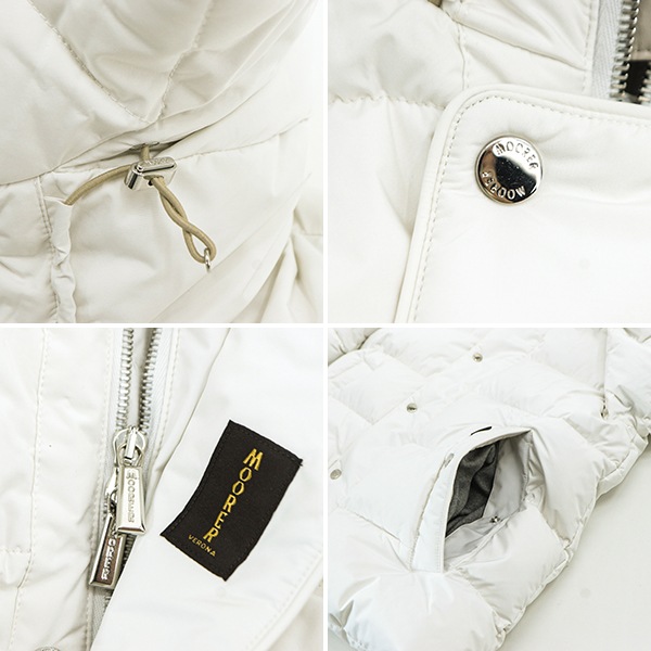 ムーレー ダウン メンズ 撥水 フーデッド ダウンボンバージャケット MOORER JESSE STP MRE