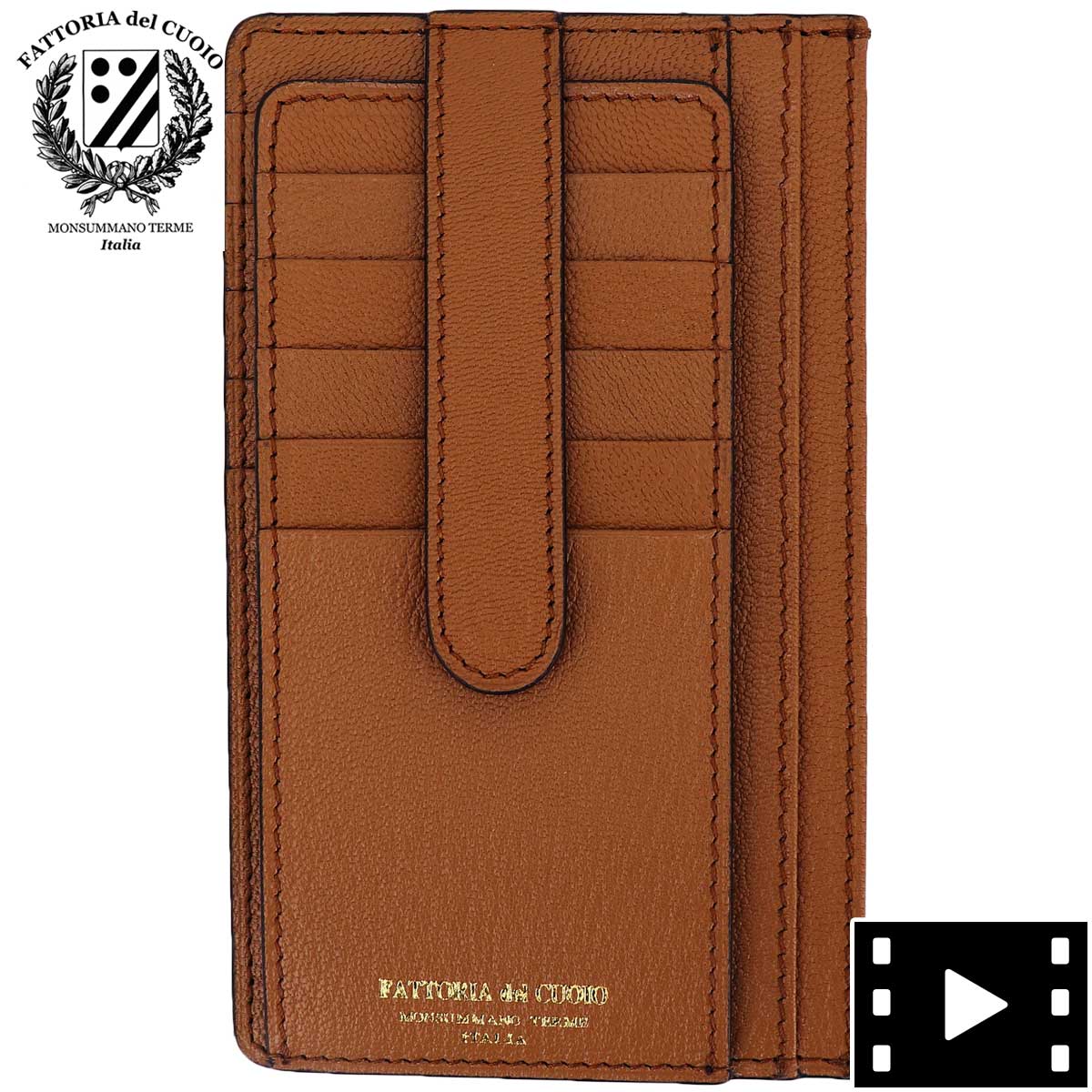 セール】ファットリア デル クオーイオ カードケース ゴートレザー