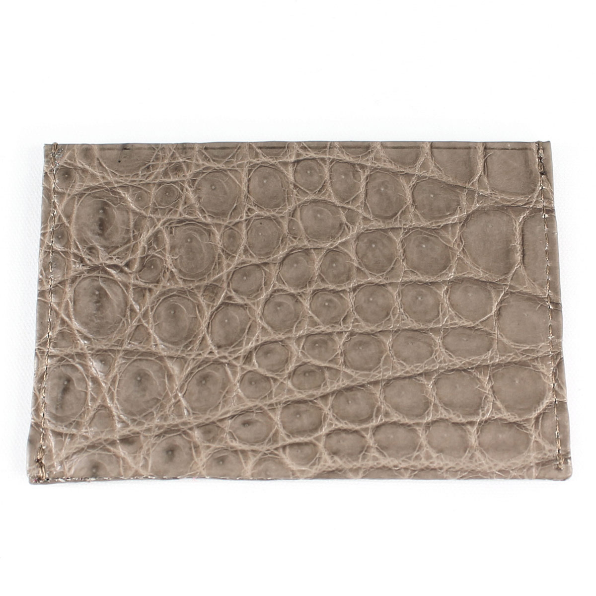 ペッレモルビダ カードケース クロコダイルレザー パスケース PELLE MORBIDA PMO-CRS009 TAU （ベージュ）　