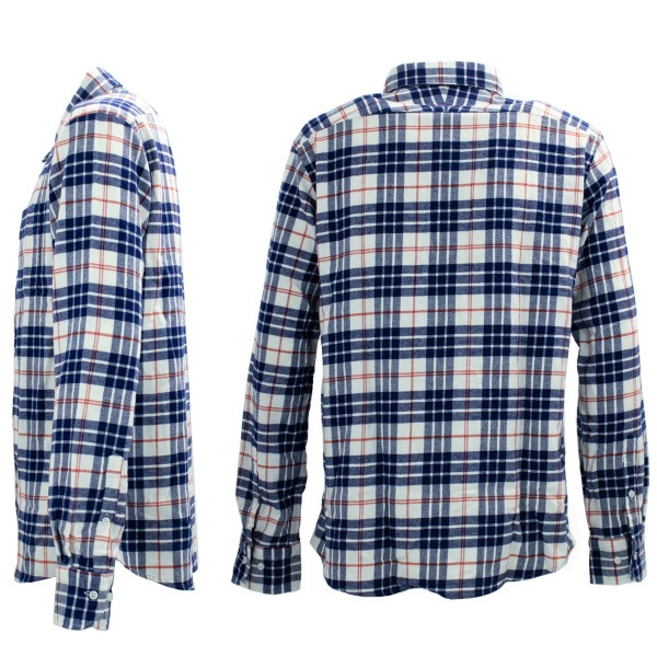 スウィープ ロサンゼルス シャツ メンズ コットン ビエラ タータンチェック ボタンダウンシャツ Sweep!! LosAngeles SL130027 SWP WHITE