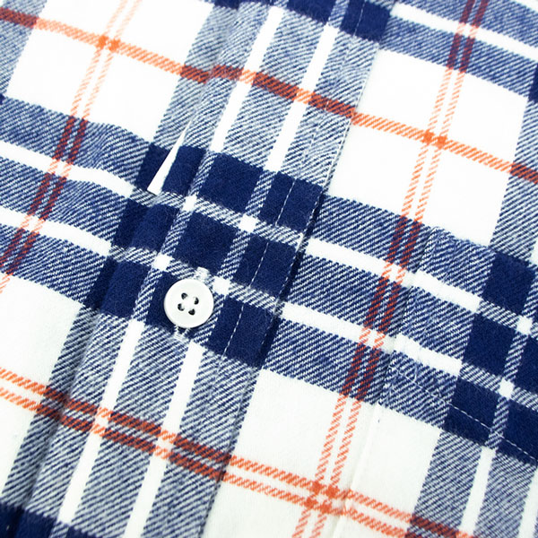 スウィープ ロサンゼルス シャツ メンズ コットン ビエラ タータンチェック ボタンダウンシャツ Sweep!! LosAngeles SL130027 SWP WHITE