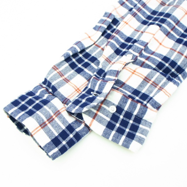 スウィープ ロサンゼルス シャツ メンズ コットン ビエラ タータンチェック ボタンダウンシャツ Sweep!! LosAngeles SL130027 SWP WHITE