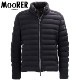 ムーレー ダウン メンズ 撥水 ストレッチナイロン スタンドカラー ダウンジャケット MOORER RAY-KN MRE 81827 NERO