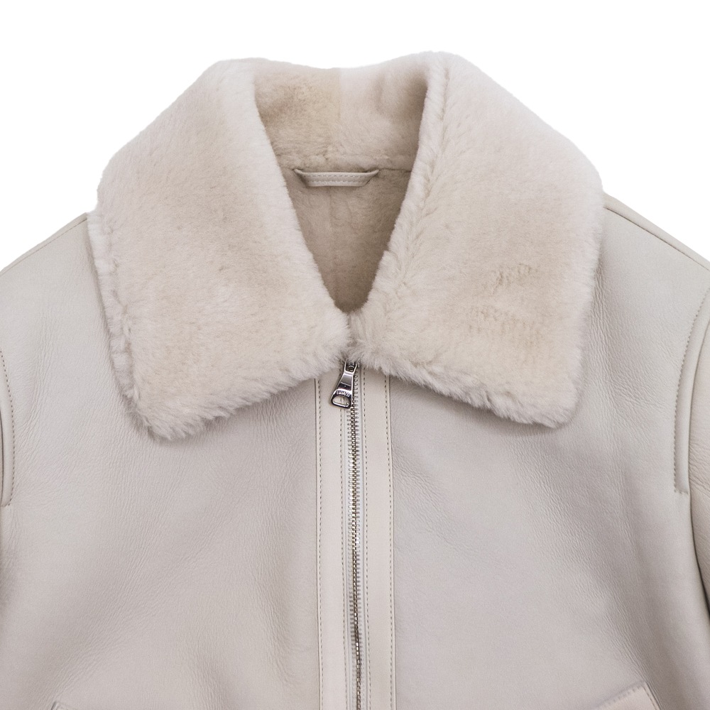 エンメティ ジャケット メンズ ラム スペシャルムートン B-3型 ムートンジャケット EMMETI ORWELL EMT SP MOUTON TYPE B-3 AMBER LIGHT 秋冬新作