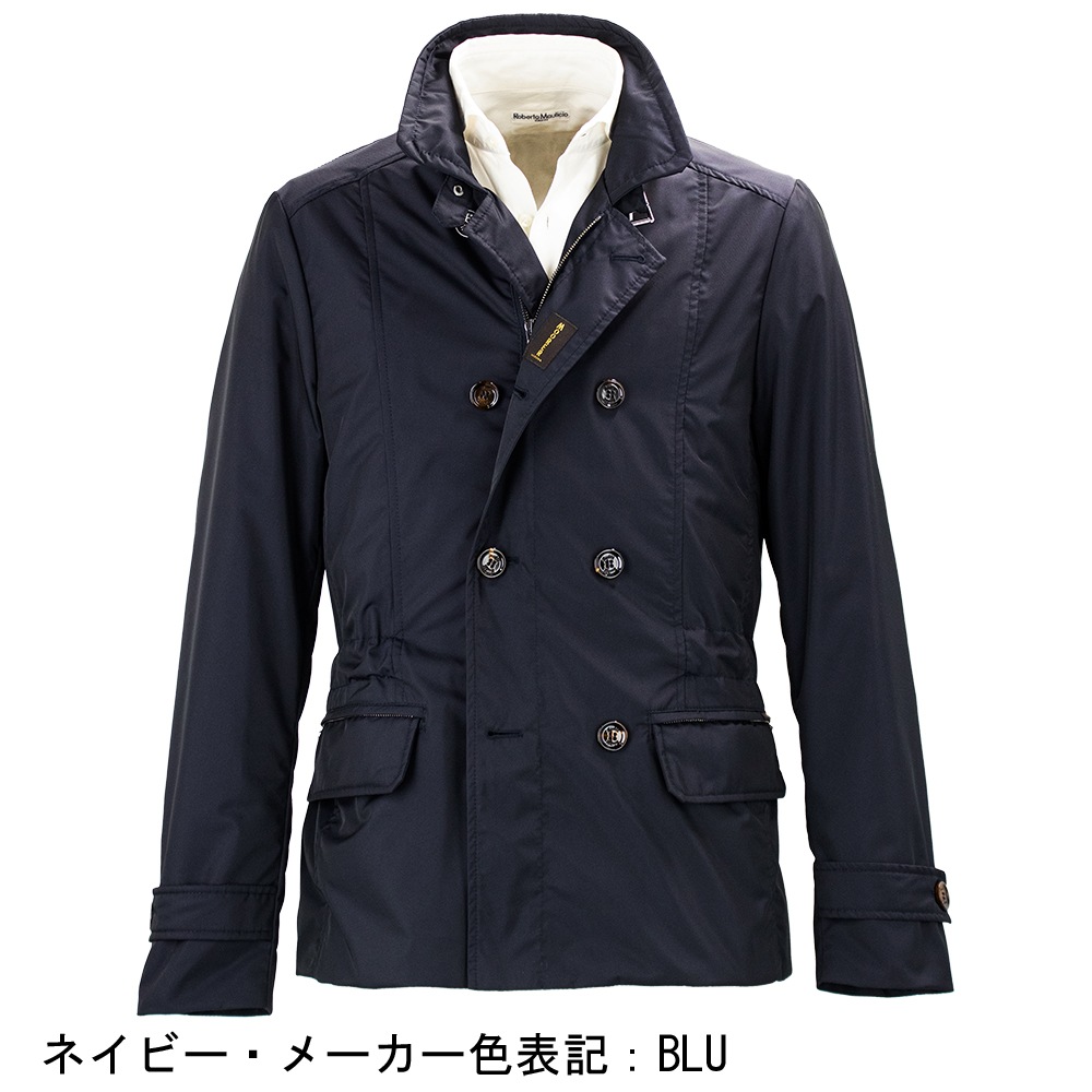 ムーレー ジャケット メンズ 撥水 ポリエステル ダブルブレストジャケット ナブッコ MOORER NABUCCO-KM MRE 434-97703 春夏新作