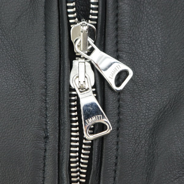 エンメティ ライダース レディース ラムレザー ダブルライダース