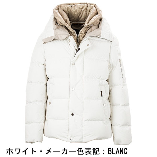 ダウンジャケット・コート MOORER DOWN JACKETS BLANC 楽天市場】MOORER ダウン（カラーホワイト）（コート