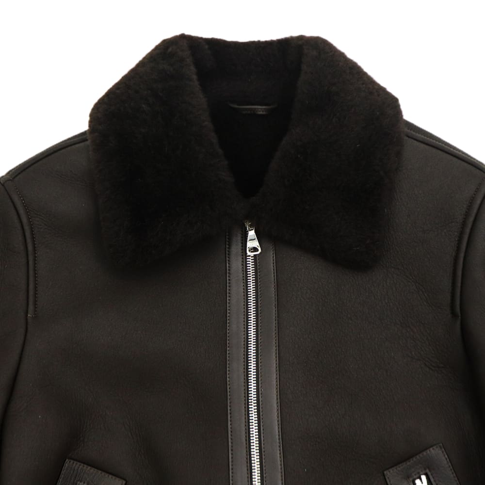 yasu3551piu1uguale3× EMMETI MOUTON エンメティ ジャケット メンズ ラム スペシャルムートン B-3型