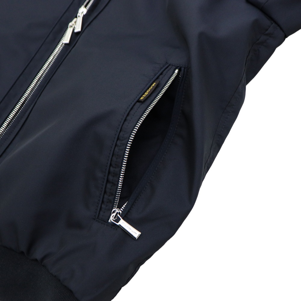 ムーレー ブルゾン メンズ 撥水 ポリエステル スタンドカラー ジップアップブルゾン マネッティ MOORER MANETTI WK MRE BLU 春夏新作