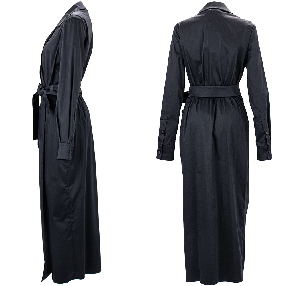 マックスマーラ ワンピース レディース ストレッチ コットンナイロン ロングワンピース MaxMara MXMOTTELIA MAX 1221186206 002 春夏新作