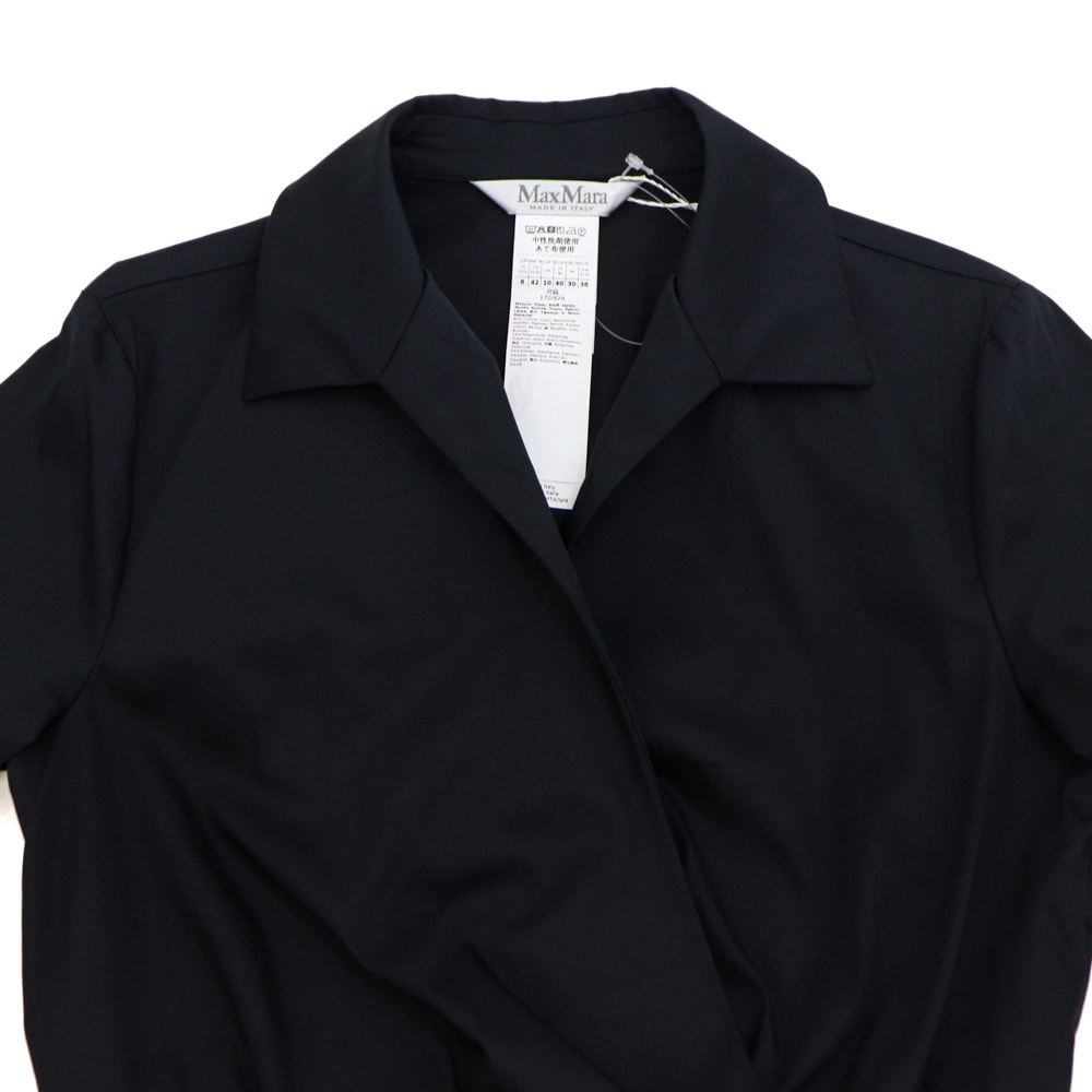 マックスマーラ ワンピース レディース ストレッチ コットンナイロン ロングワンピース MaxMara MXMOTTELIA MAX 1221186206 002 春夏新作