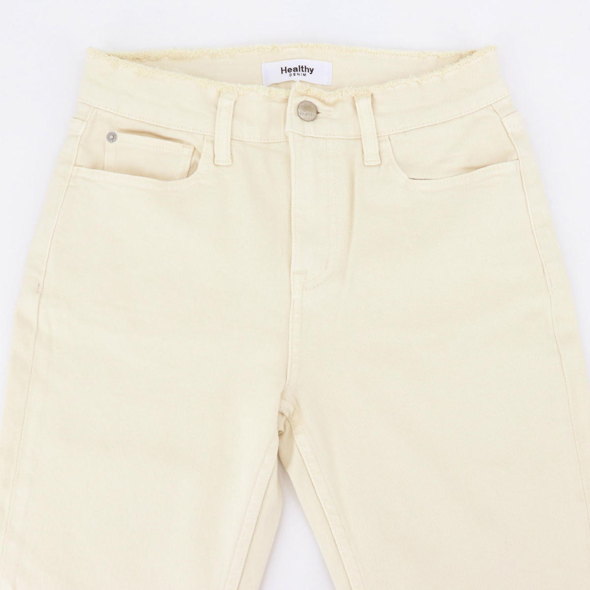 【セール 半額以下】ヘルシーデニム デニム レディース テーパードデニムパンツ HEALTHY DENIM 55527 H.SALT HLD Chalk Fringe 【返品交換不可】