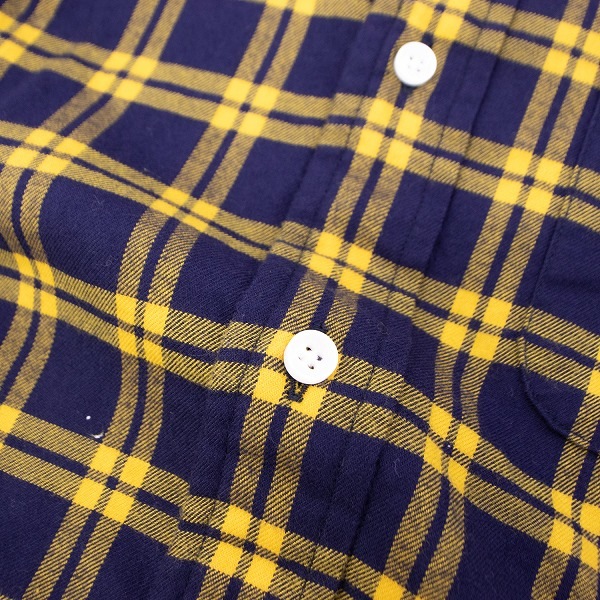 スウィープ ロサンゼルス シャツ メンズ コットン ビエラ タータンチェック ボタンダウンシャツ Sweep!! LosAngeles SL130029 SWP YELLOW