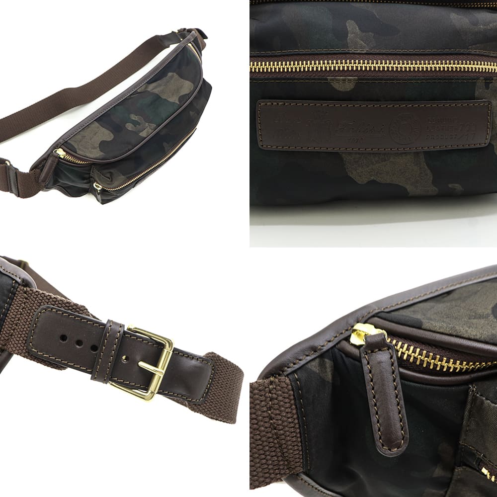 フェリージ バッグ ナイロン バケッタレザー カモフラージュ柄 ボディバッグ Felisi 799/17/CF+A FLS CAMOUFLAGE