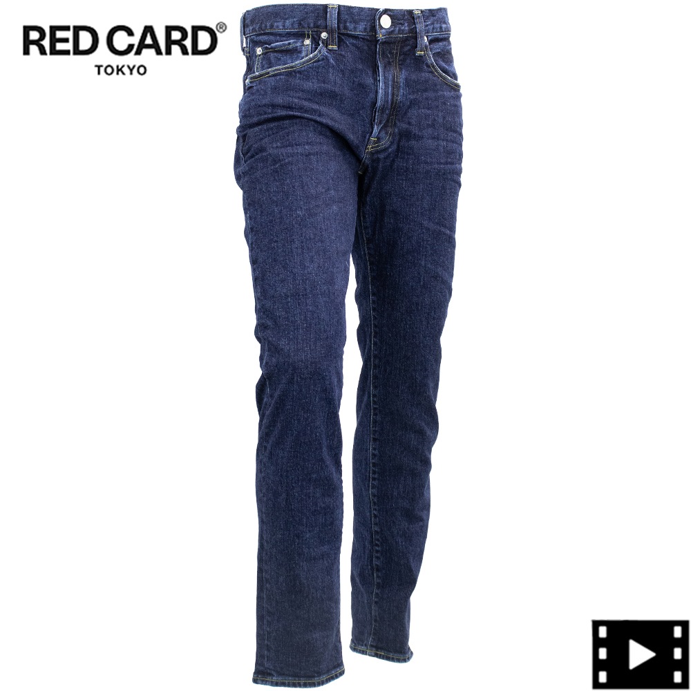 REDCARD レッドカード Rhythm メンズ31 スリムテーパード レッドカード トーキョー デニム メンズ ストレッチ スリム