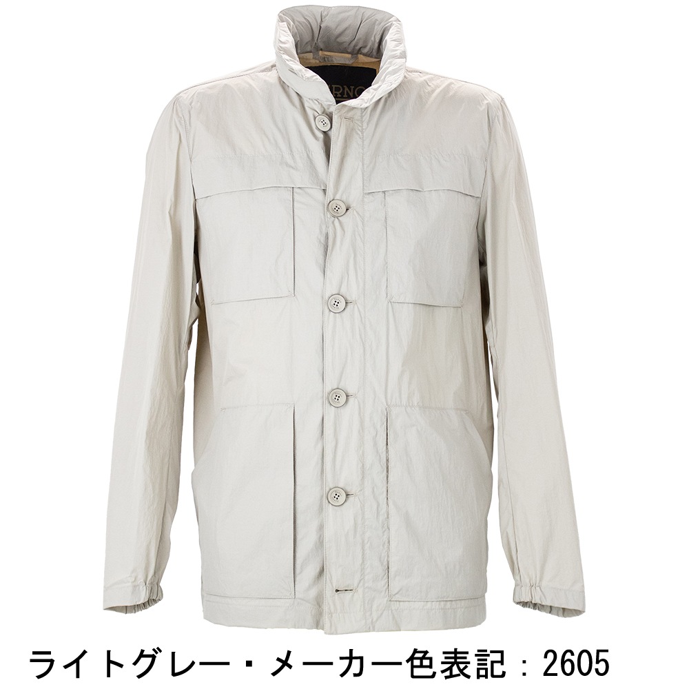 ヘルノ ブルゾン メンズ  撥水 軽量 ナイロン M-65 フィールドジャケット HERNO FI000142U HER 19494Z 春夏新作
