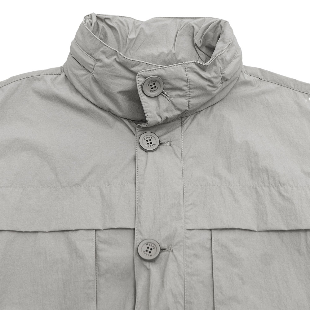 ヘルノ ブルゾン メンズ  撥水 軽量 ナイロン M-65 フィールドジャケット HERNO FI000142U HER 19494Z 春夏新作